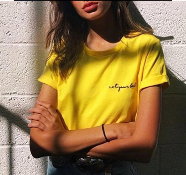 NOT YOUR BABY TEE