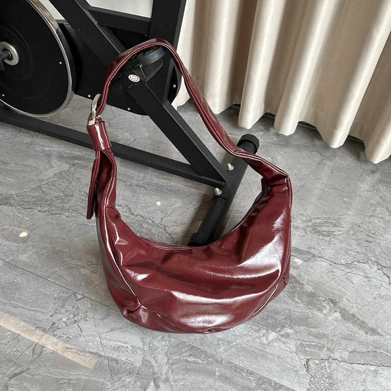 Soft Leather Pu Large Capacity Commuter Shoulder Bag