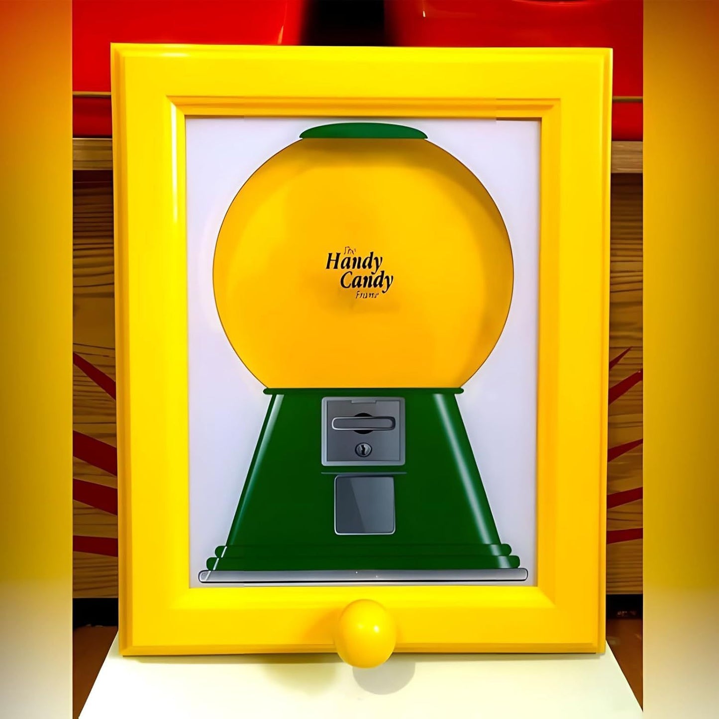 Candy Dispenser Photo Frame Square Plastic