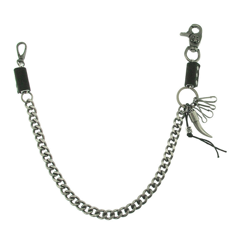 Ins Punk Trendy Fashion Metal Waist Chain Jeans Accessory Chain