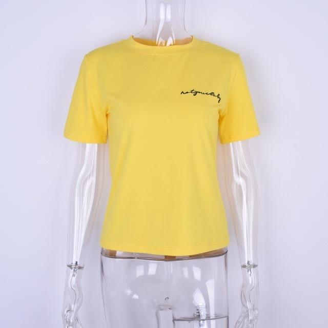 NOT YOUR BABY TEE