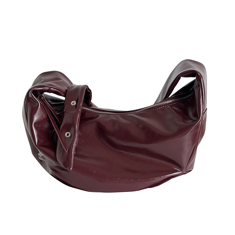 Soft Leather Pu Large Capacity Commuter Shoulder Bag