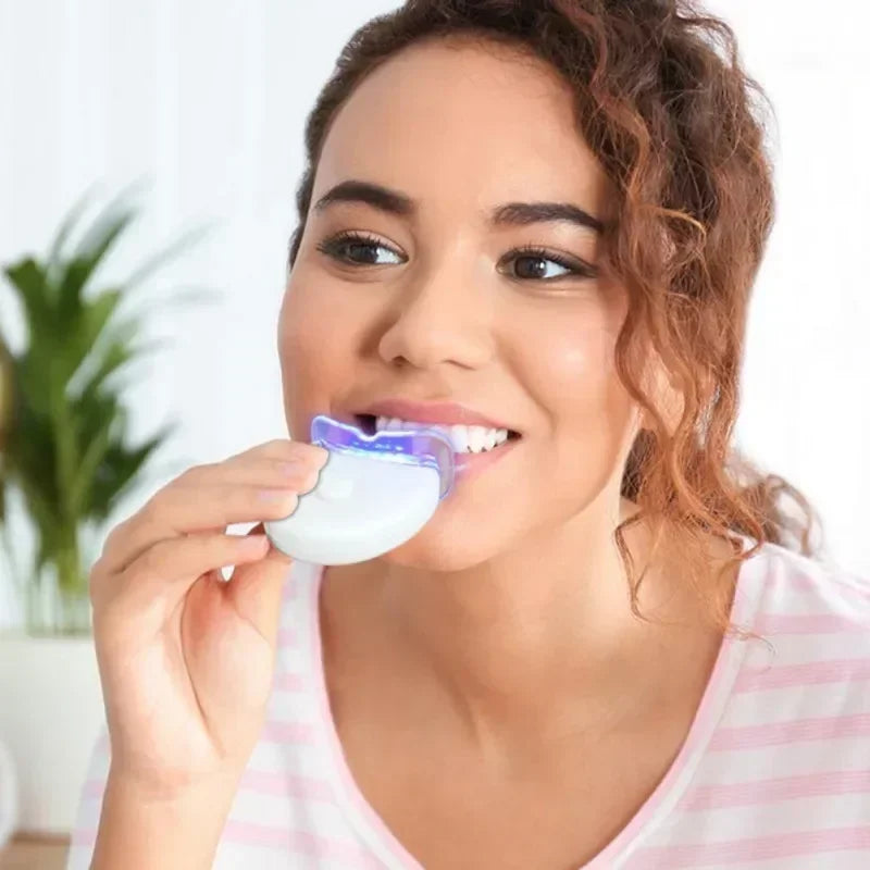 Home Use Teeth Whitening Kit with led light Care Oral Hygiene Tooth Whitener Bleaching White 44% Peroxide teeth brush BULK
